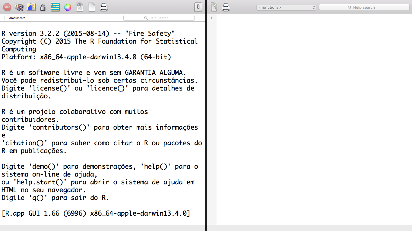 R no MAC OS X