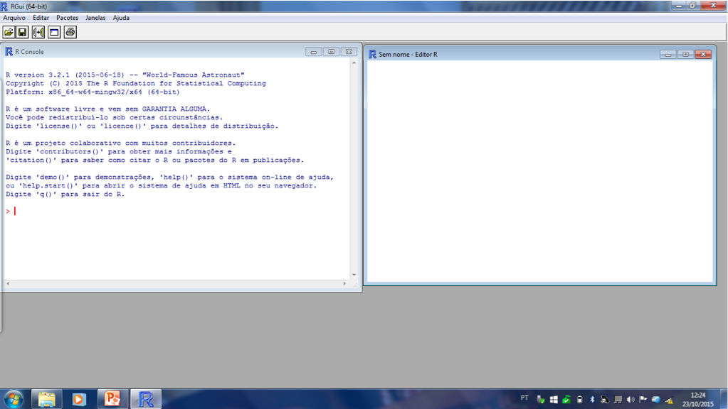 R no Windows